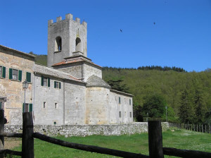 Itinerario nel Chianti Senese. Badia a Coltibuono, Gaiole in Chianti, Siena. Author and Copyright Marco Ramerini