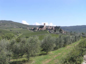 Itinerary in Florentine Chianti. Badia a Passignano, Tavarnelle Val di Pesa, Firenze. Author and Copyright Marco Ramerini