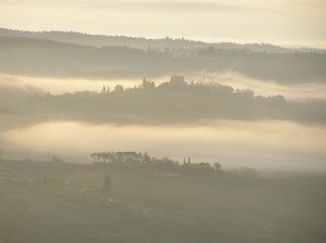 Colinas de Chianti, en otoño, Barberino Val d'Elsa, Florencia. Autor y Copyright Marco Ramerini