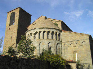L'abside della Pieve di Gropina, Loro Ciuffenna, Arezzo. Autore e Copyright Marco Ramerini
