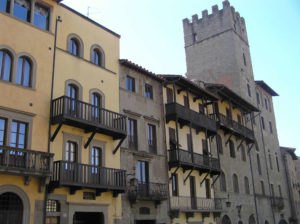 Palais, Piazza Grande, Arezzo. Auteur et Copyright Marco Ramerini