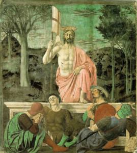 Resurrezione. Opera di Piero della Francesca, Sansepolcro. No Copyright