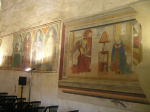 Fresken, Kirche San Tommaso e Prospero, Certaldo, Florenz. Autor und Copyright Marco Ramerini