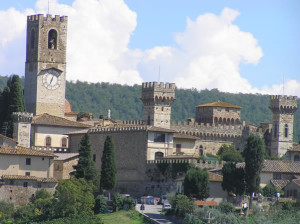 Badia a Passignano, Tavarnelle Val di Pesa, Firenze. Author and Copyright Marco Ramerini..