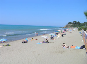 La spiaggia di Castiglione della Pescaia. Author and Copyright Marco Ramerini