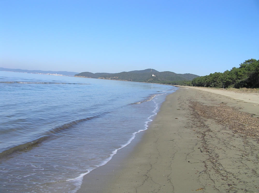 La plage de Punta Ala, Castiglione della Pescaia. Auteur et copyright Marco Ramerini