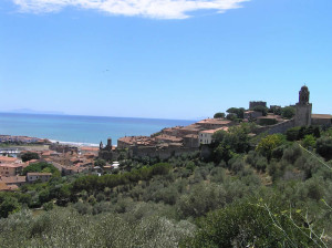 Panorama su Castiglione della Pescaia. Author and Copyright Marco Ramerini