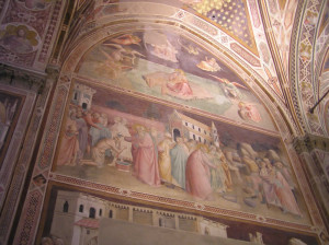 Frescos, Basílica de Santa Croce, Florencia. Autor y Copyright Marco Ramerini