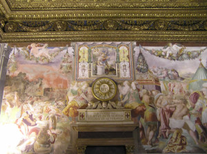 Affreschi, Sala dell'Udienza, Palazzo Vecchio, Firenze. Author and Copyright Marco Ramerini