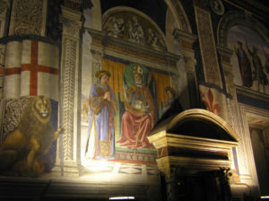 Affreschi di Domenico Ghirlandaio, Sala dei Gigli, Palazzo Vecchio, Firenze. Author and Copyright Marco Ramerini.