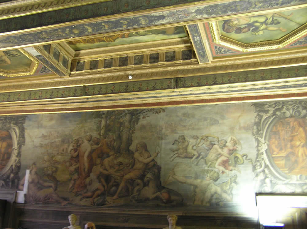 Allegoria della Terra, Sala degli Elementi, Quartiere degli Elementi, Palazzo Vecchio, Firenze, Italia. Author and Copyright Marco Ramerini