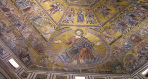Mosaici della Cupola del Battistero di San Giovanni, Firenze, Italia. Author and Copyright Marco Ramerini,