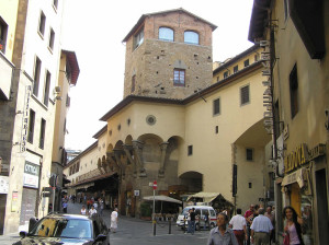 Il Corridoio Vasariano sul Ponte Vecchio, Firenze, Italia. Author and Copyright Marco Ramerini