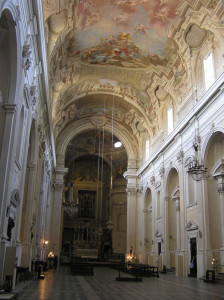A l'intérieur, l'église de Santa Maria del Carmine, Florence