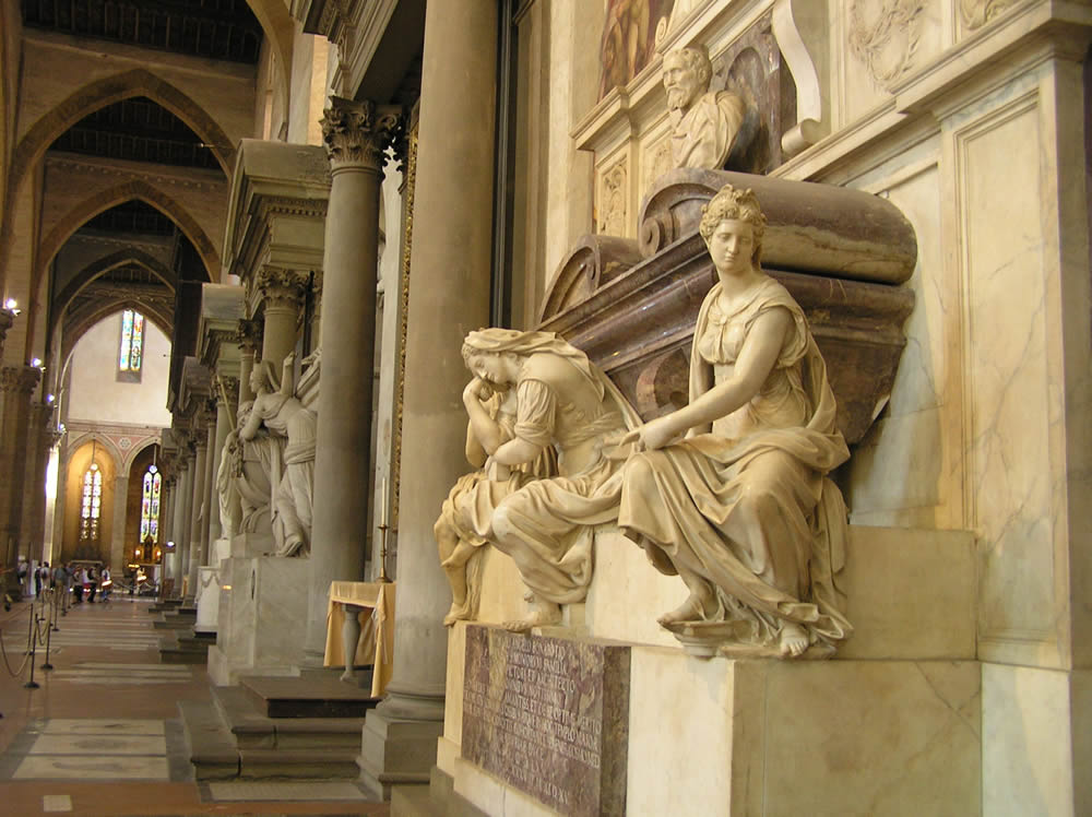 Tomba di Michelangelo Buonarroti, Santa Croce - Borghi di Toscana