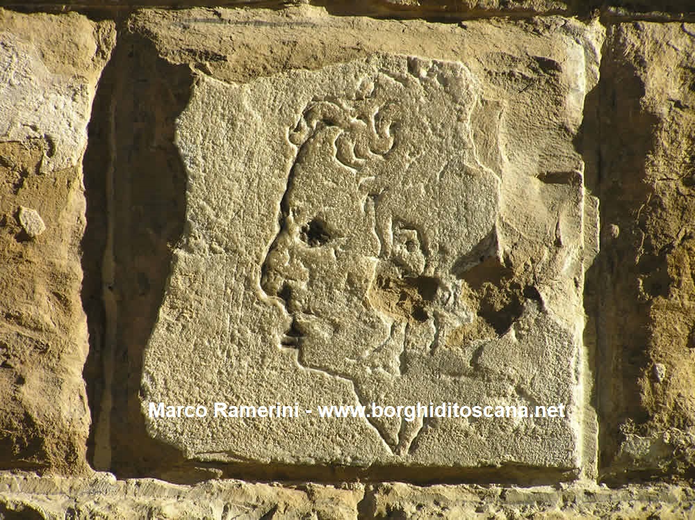 Closeup of the figure of the Importuno by Michelangelo, Palazzo Vecchio, Florence, Italy. Author and Copyright Marco Ramerini