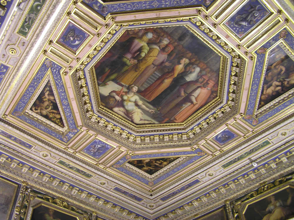Sala di Gualdrada, Quartiere di Eleonora, Palazzo Vecchio, Firenze, Italia. Author and Copyright Marco Ramerini