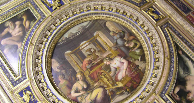 Sala di Penelope, Quartiere di Eleonora, Palazzo Vecchio, Firenze, Italia. Author and Copyright Marco Ramerini