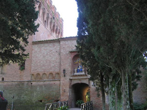 Abbazia di Monte Oliveto Maggiore, Asciano, Siena. Author and Copyright Marco Ramerini.