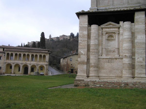 Canonica e Chiesa o Santuario della Madonna di San Biagio, Montepulciano, Siena. Author and Copyright Marco Ramerini
