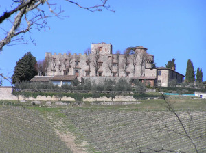 Castello di Meleto, Gaiole in Chianti, Sienne. Auteur et Copyright Marco Ramerini.