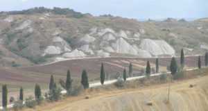 Le paysage de la Crete Senesi, Sienne. Auteur et Copyright Marco Ramerini