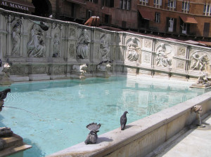 Fonte Gaia, Piazza del Campo, Sienne. Auteur et Copyright Marco Ramerini