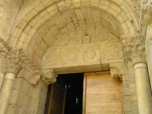 Il Portale dell'Abbazia di Sant'Antimo, Montalcino, Siena. Author and Copyright Marco Ramerini,