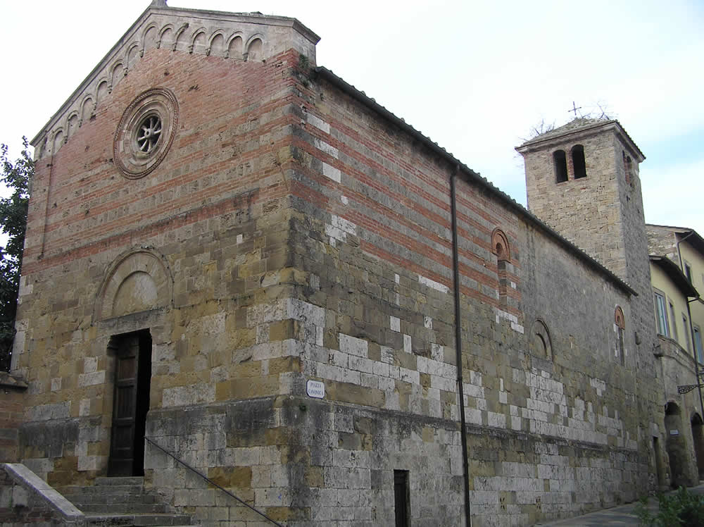 La Chiesa di Santa Maria in Canonica, Colle Val d'Elsa, Siena. Author and Copyright Marco Ramerini