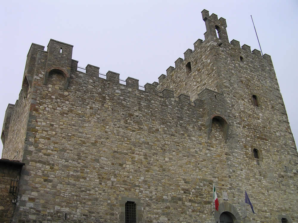 La forteresse, Castellina in Chianti, Sienne. Auteur et Copyright Marco Ramerini