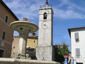La Torre dell'Orologio, Chiusi, Siena. Autore e Copyright Marco Ramerini