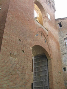 Porta Senese, Buonconvento, Siena. Author and Copyright Marco Ramerini