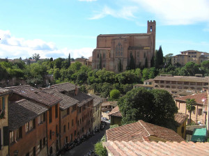 San Domenico, Siena. Author and Copyright Marco Ramerini