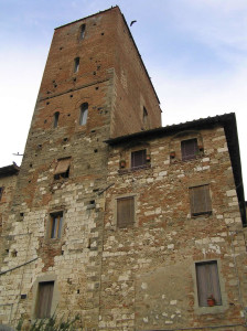 Torre di Arnolfo, Colle Val d'Elsa, Siena. Author and Copyright Marco Ramerini