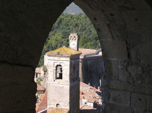 Veduta del paese dalla Rocca degli Orsini, Sorano, Grosseto. Author and Copyright Marco Ramerini