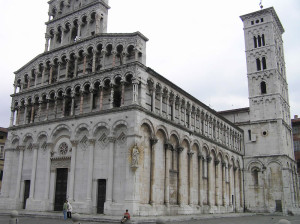 Chiesa di San Michele in Foro, Lucca. Author and Copyright Marco Ramerini