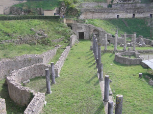 Théâtre romain, Volterra. Auteur et Copyright Marco Ramerini