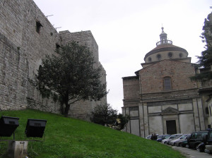 La Chiesa di Santa Maria delle Carceri e il Castello dell'Imperatore, Prato. Author and Copyright Marco Ramerini