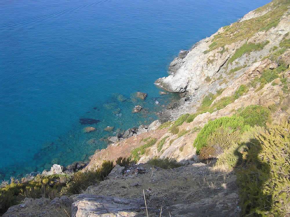 The coast between Chiessi and Pomonte, Marciana, Elba, Livorno.