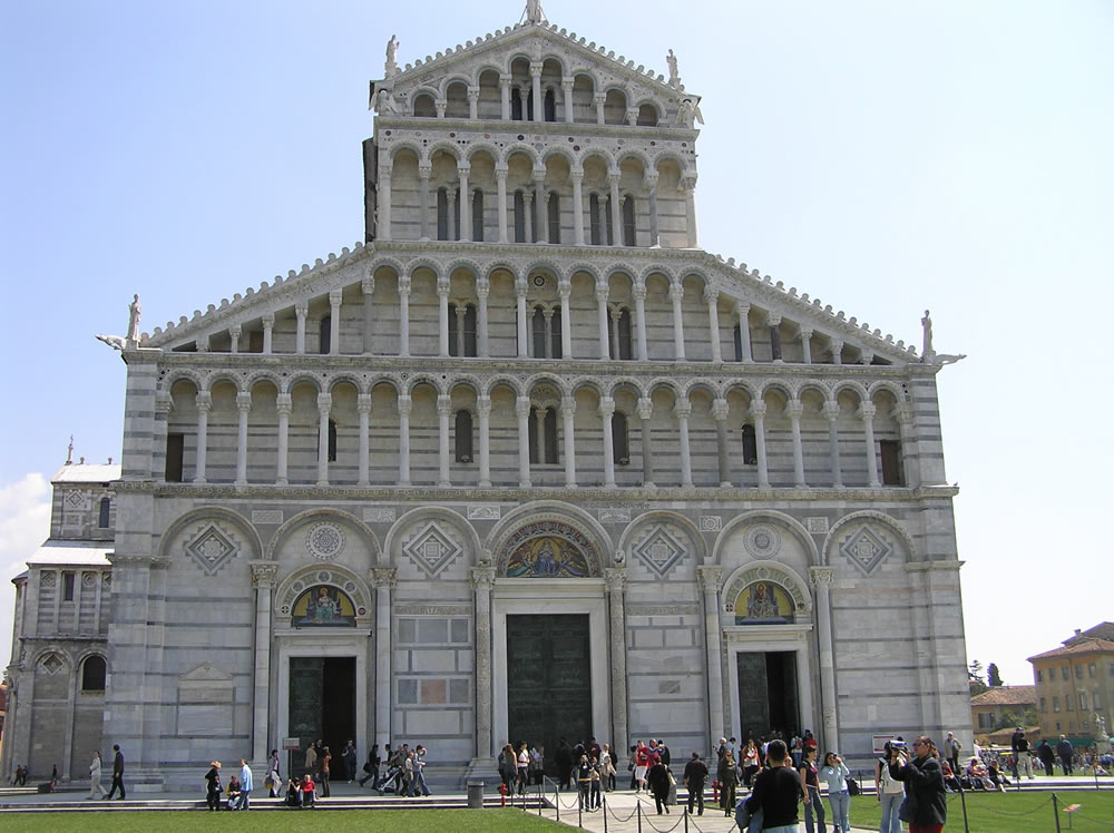 La facciata del Duomo, Pisa. Author and Copyright Marco Ramerini