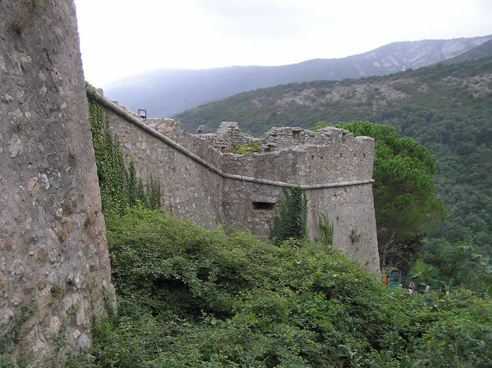 La fortezza pisana, Marciana, Isola d'Elba, Livorno. Author and Copyright Marco Ramerini