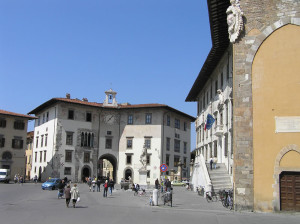 Palazzo dell'Orologio, Piazza dei Cavalieri, Pisa. Author and Copyright Marco Ramerini