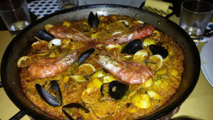 Paella de Mariscos, Restaurante español La Posta, Poggibonsi, Siena