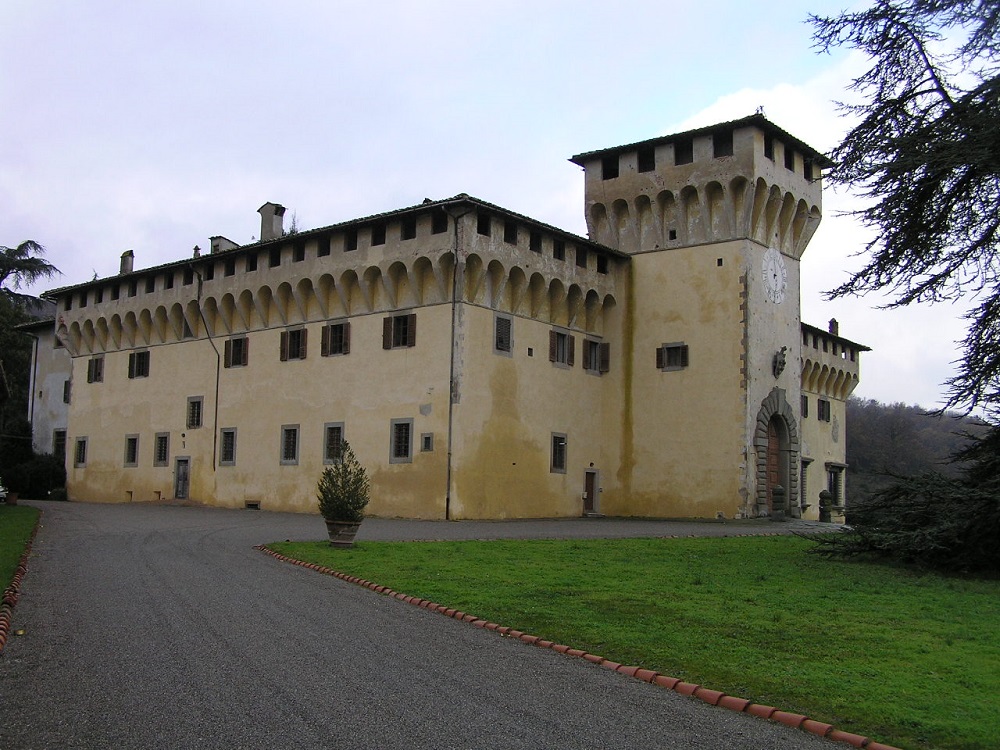 Villa de Cafaggiolo, Barberino del Mugello. Autor y Copyright Marco Ramerini