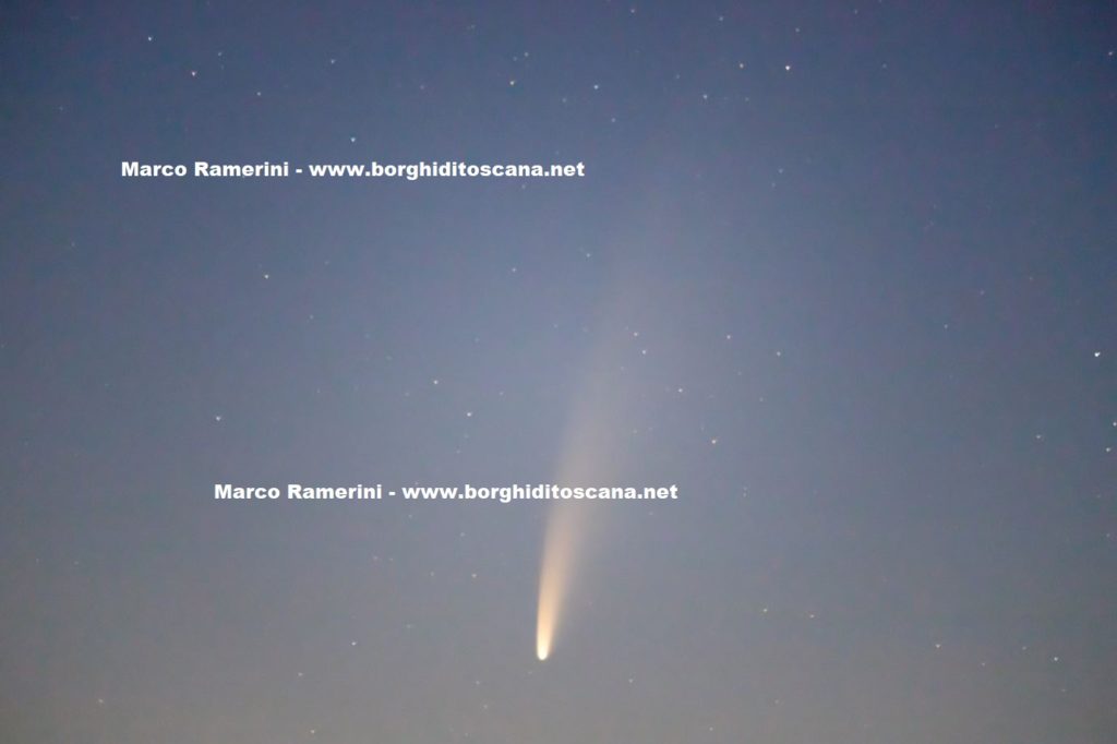 Cometa Neowise. Autore e Copyright Marco Ramerini.,