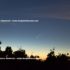 La cometa dopo il tramonto dalla Cupola di San Donnino. Autore e Copyright Marco Ramerini