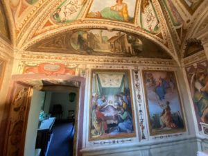 Cappella nella Fattoria Mainoni affrescata da Giovanni da San Giovanni, Vico d'Elsa. Autore Davide Baroncelli,,