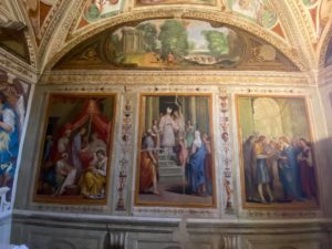 Cappella nella Fattoria Mainoni affrescata da Giovanni da San Giovanni, Vico d'Elsa. Autore Davide Baroncelli,,