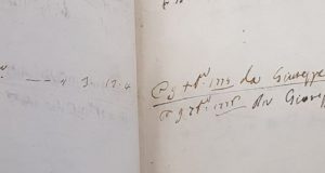 Uno dei documenti dove compare il nome di Giuseppe Maestrini assieme a quello di Giuseppe Ramerini. Archivio Storico di Certaldo anni 1778-1779
